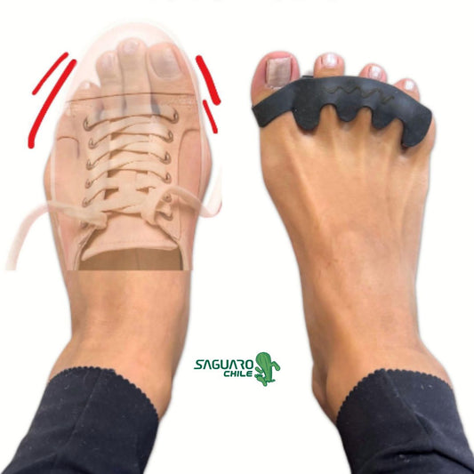 Separadores de dedos para pies – salud podal Mundo Barefoot Chile