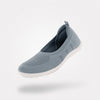 Bailarinas barefoot para mujer modelo Saguaro Giselle en color gris, calzado ergonómico y ligero.