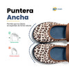 Par de zapatos barefoot mujer ultra ligeros con horma ancha para el libre movimiento de dedos.