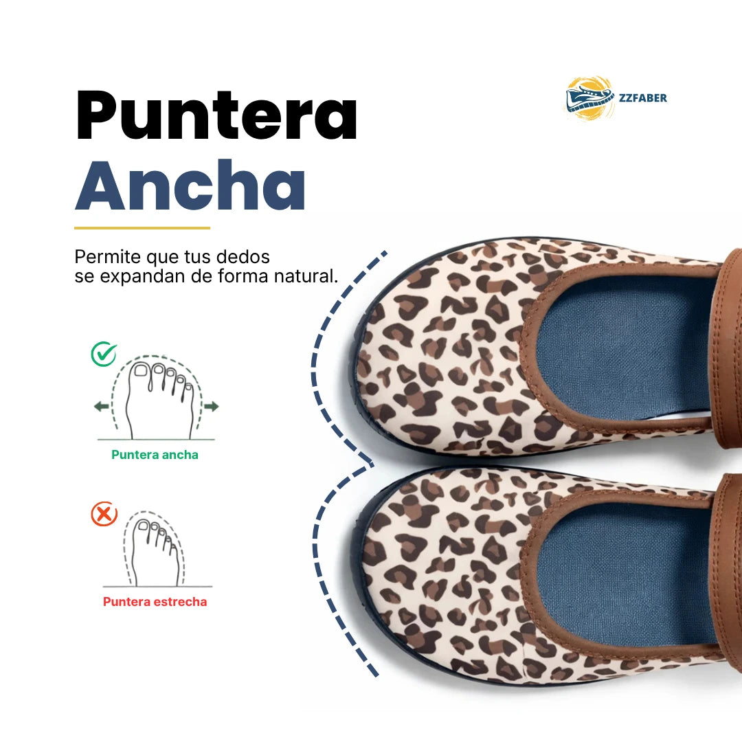 Par de zapatos barefoot mujer ultra ligeros con horma ancha para el libre movimiento de dedos.