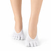 Calcetines con dedos invisibles color blanco unicolor Sowilo, protectores cortos de algodón transpirable ideales para uso escolar o deportivo en Chile.