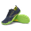 Calzado ergonómico deportivo Saguaro Smart I color azul, suela de drop cero para una postura natural en entrenamientos.