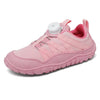 Calzado ergonómico infantil Saguaro Forestep I rosa, zapatilla ligera y flexible ideal para actividades de verano en Chile.