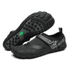 Calzado minimalista para piscina y mar Saguaro Dive IV negro, protección total y flexibilidad para deportes acuáticos.