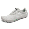 Zapatilla minimalista Saguaro Vitality III gris vista diagonal