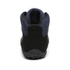 Saguaro Vitality V negro — bota barefoot trekking detalle cordones y cierre
