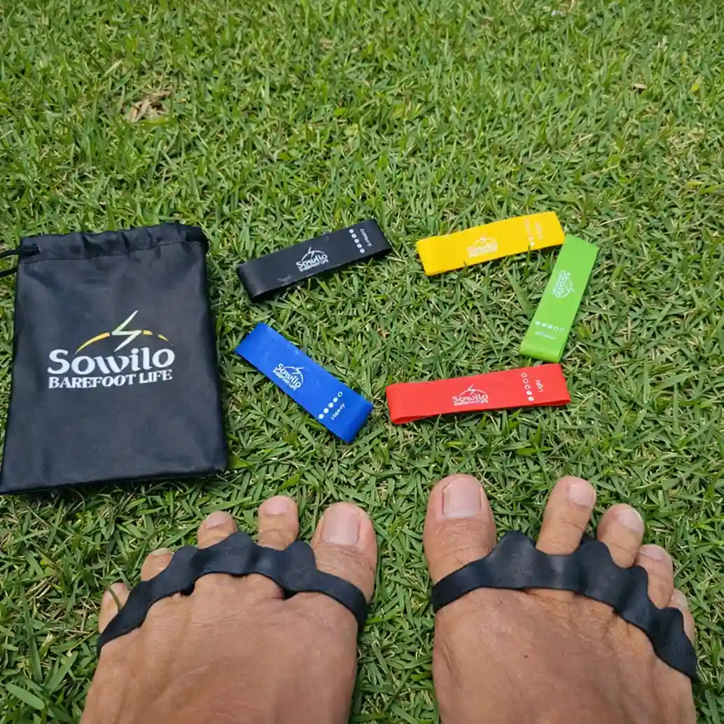 Separadores de dedos Starter Sowilo — accesorio para alineación y desarrollo natural del pie barefoot