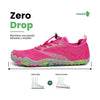 Zapatillas Smart I rosas vista interna mostrando tejido transpirable.