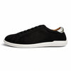 MOKA cuero negro barefoot vista lateral — zapato artesanal minimalista mujer Chile