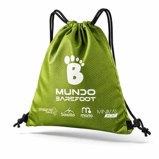 Mochila Mundo Barefoot regalo back to school — vista principal mochila calzado barefoot Chile