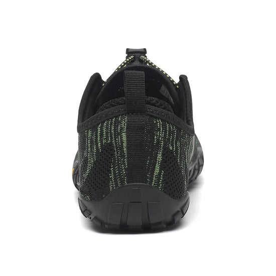 Saguaro Smart II verde outlet vista trasera — zapatilla barefoot deportiva zero drop Chile