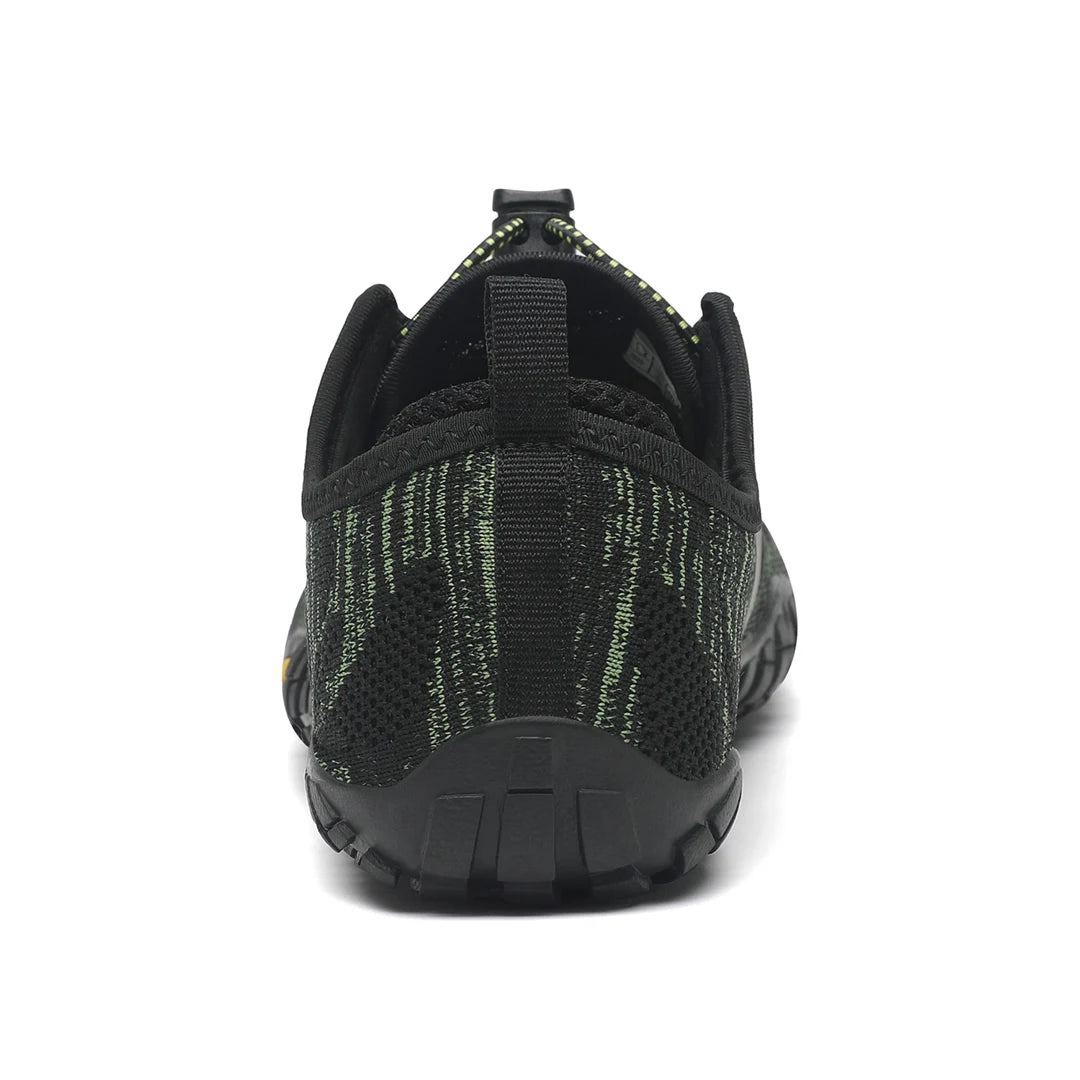 Saguaro Smart II verde outlet vista trasera — zapatilla barefoot deportiva zero drop Chile