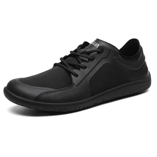 Zapatilla minimalista Wish II negra, zero drop y puntera ancha.