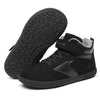Zapatillas anchas escolares Saguaro Kids Wonderland I negras con suela flexible.