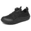 Zapatillas barefoot escolares negras Saguaro — calzado infantil respetuoso para colegio Chile