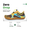Zapatillas barefoot Saguaro Kids Fast I amarillas vista lateral