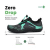 Zapatillas barefoot Kids Fast I verdes vista lateral interna 