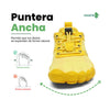 Zapatillas barefoot Kids Free I amarillas vista frontal