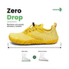 Zapatillas barefoot amarillas vista lateral externa