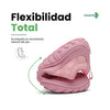 Zapatillas infantiles ultra flexibles Saguaro Forestep I rosa, facilitando la transición al calzado minimalista con comodidad.