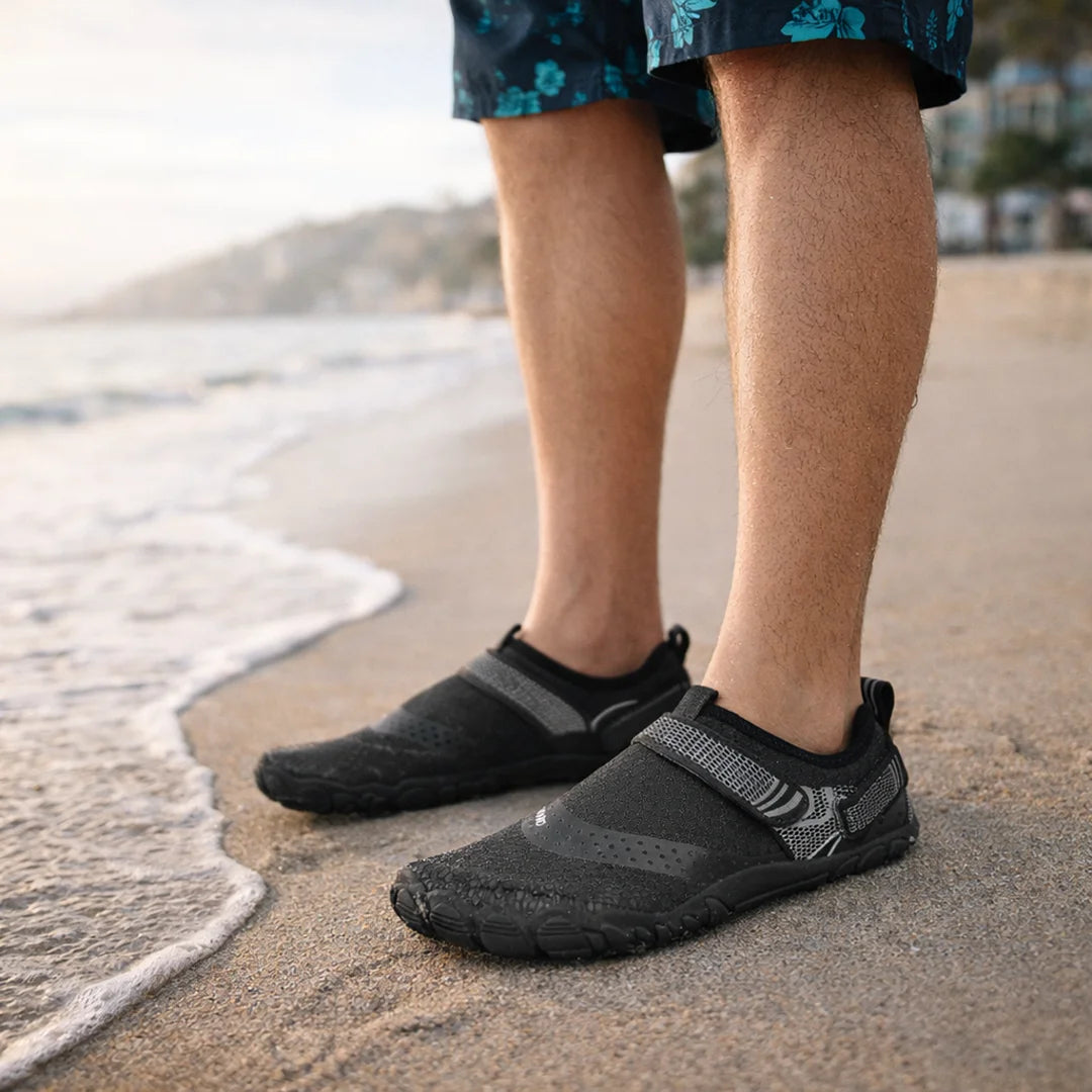 Zapatillas de natación y snorkel de horma ancha Saguaro Dive IV, evitan la compresión de los dedos en actividades outdoor.