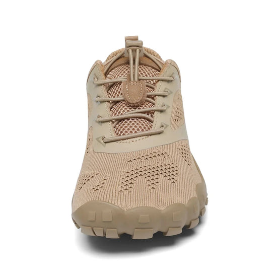 Zapatillas de transición barefoot Saguaro Smart I color café, ideales para usuarios que buscan comodidad natural con estilo casual.