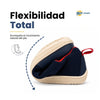 Zapatos bebé ergonómicos con capacidad de flexión 360° para mayor agilidad infantil.